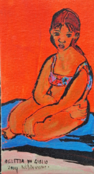 Acryl schilderij op canvas, Maya Wildevuur, 2004